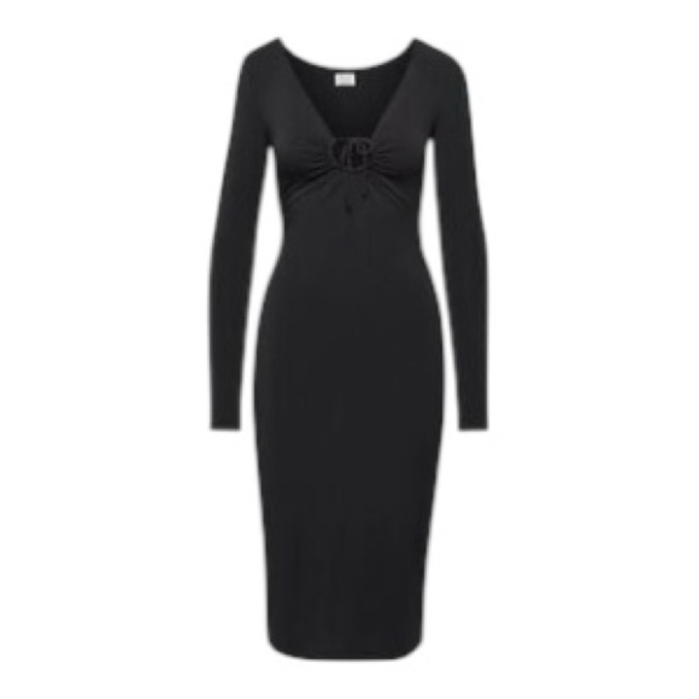 BNWT! Aritzia Wilfred Long Sleeve Bodycon Dress Tencel Jersey Knit